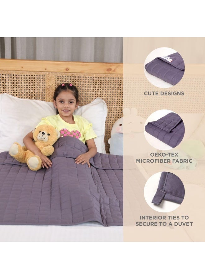 abley's Weighted Blanket, Soft and Breathable, Cooling Blanket for Sleeping, Grey (36 inch x 48 inch) (5 lbs) - Image 3